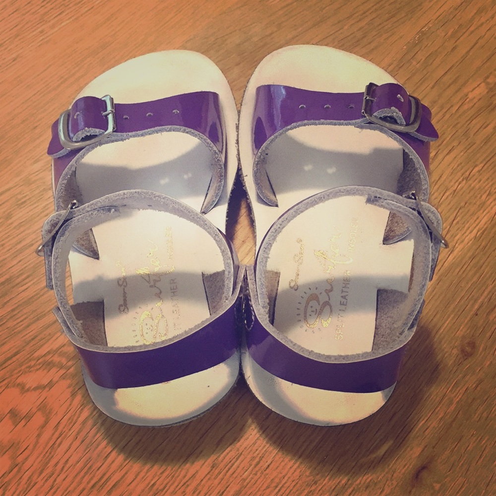 Purple Salt Water Sun Sandals